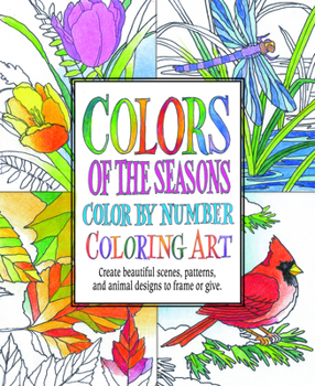 Colors of the Seasons Color by Number Coloring Art