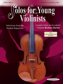 Paperback Solos for Young Violinists, Vol 6: Selections from the Student Repertoire Book