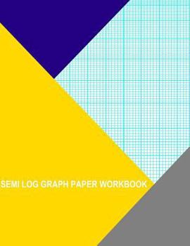 Paperback Semi Log Graph Paper Workbook: 60 Divisions 6th Accent By 1 Cycle Book