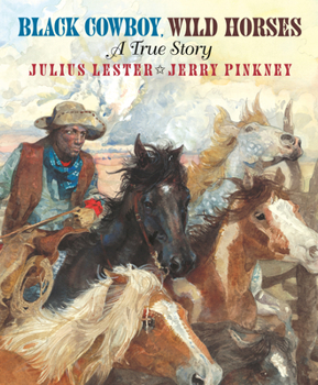 Paperback Black Cowboy, Wild Horses Book