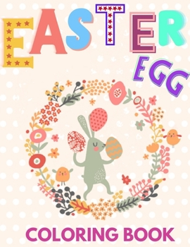 Paperback Easter Egg Coloring Book: Easter and Spring Holiday Activities Book