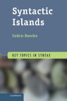 Hardcover Syntactic Islands Book