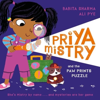 Paperback Priya Mistry and the Paw Prints Puzzle Book
