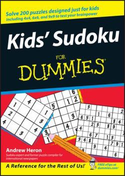 Paperback Kids' Sudoku for Dummies Book