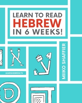 Paperback Learn to Read Hebrew in 6 Weeks Book