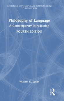Hardcover Philosophy of Language: A Contemporary Introduction Book