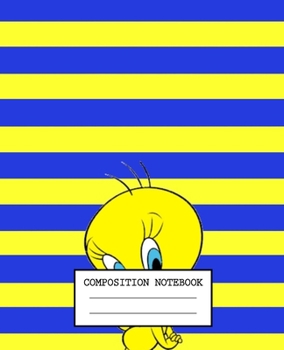 Composition Notebook: Looney Tunes Soft Glossy Cover Wide Ruled Lined Pages Book 7.5 x 9.25 Inches 110 Pages