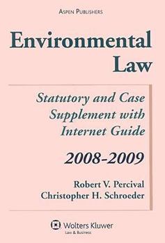 Paperback Environmental Law: Statutory and Case Supplement with Internet Guide Book