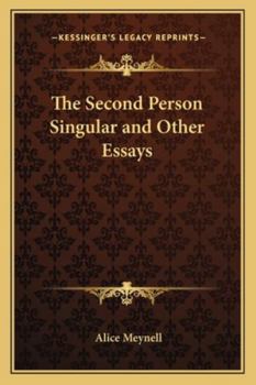 Paperback The Second Person Singular and Other Essays Book