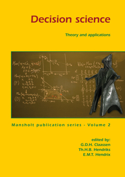 Paperback Decision Science: Theory and Applications Book