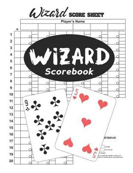 Paperback Wizard Scorebook: Extra Large Size Wizard Score Sheet * 8.5 x 11 Inches Book