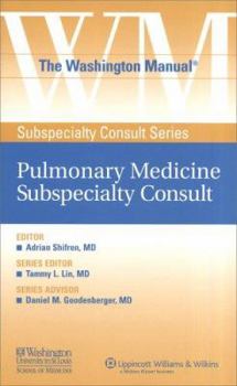 Paperback The Washington Manual Pulmonary Medicine Subspecialty Consult Book