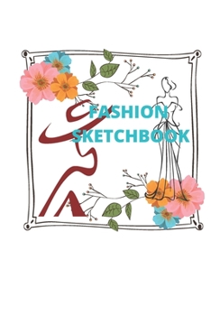 Paperback Fashion Sketchbook Book