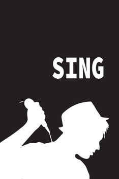 Sing: Music :trendy notebook gift (6*9) inchs (legal ruled) 6 x 9 Journal with 110 pages