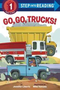 Paperback Go, Go, Trucks! Book