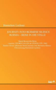 Hardcover Journey Into Burmese Silence [German] Book