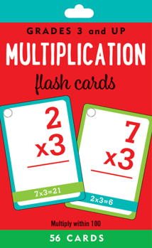 Hardcover Multiplication Flash Cards Book