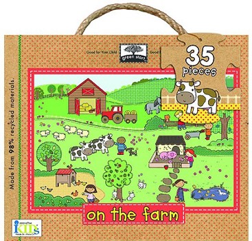 Misc. Supplies Green Start on the Farm Giant Floor Puzzle Book