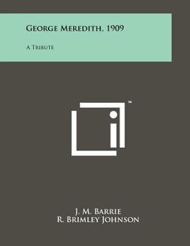 Paperback George Meredith, 1909: A Tribute Book