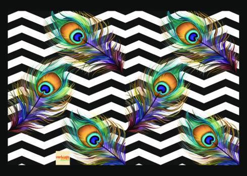 Hardcover Artistic Feather: Blank Lined Paper Journal with Artistic Cover Book