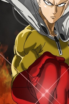 Journal: One Punch Man Soft Glossy Cover Wide Ruled Lined Pages Book 6 x 9 Inches 110 Pages