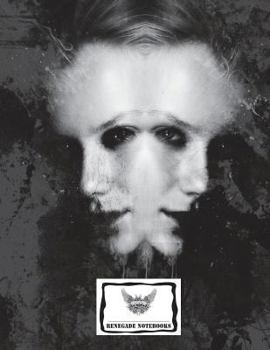 Reversed Cornell Note Paper Notebook Cornell Note-Taking System 8. 5x11 150 Page : Gothic Girl Cover Design