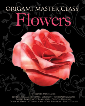 Hardcover Origami Master Class Flowers Book