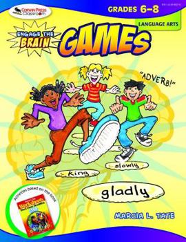 Paperback Engage the Brain: Games, Language Arts, Grades 6-8 Book