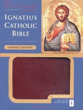 Bonded Leather Ignatius Catholic Bible-RSV-Compact Zipper [Large Print] Book