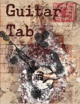 Guitar Tab: Vintage Art Design 8.5 x 11
