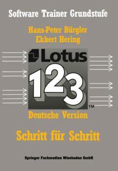 Paperback Lotus 1-2-3: Schritt Für Schritt [German] Book