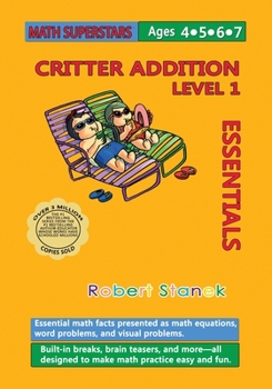 Paperback Math Superstars Addition Level 1: Essential Math Facts for Ages 4 - 7 Book