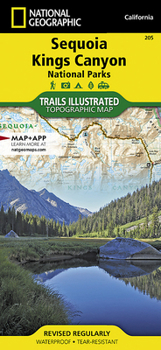 Loose Leaf Sequoia and Kings Canyon National Parks Map Book