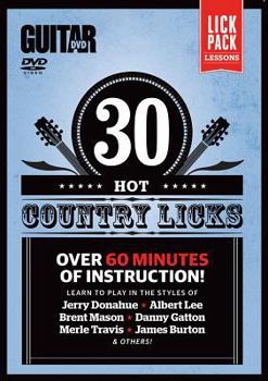 DVD 30 Hot Country Licks Book