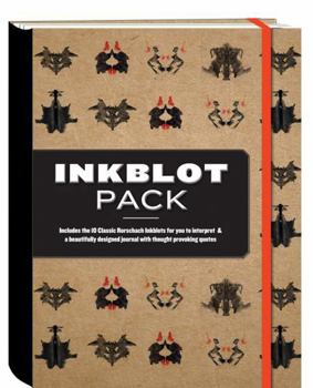 Hardcover The Inkblot Pack: Includes the 10 Classic Inkblots for you to interpret & a beautifully designed journal with thought provoking quotes Book