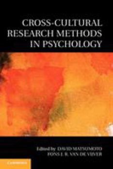 Paperback Cross-Cultural Research Methods in Psychology Book