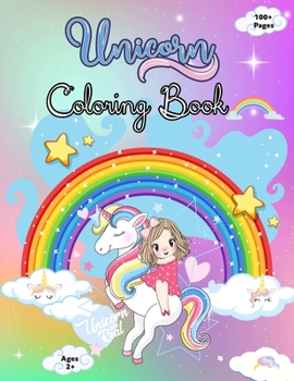 Paperback Unicorn Coloring Book: 100+ Unicorn drawings, cute and attractive pictures, 109 pages Book