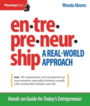 Paperback Entrepreneurship: A Real-World Approach Book