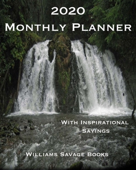 Paperback 2020 Monthly Planner: With Inspirational Sayings Book