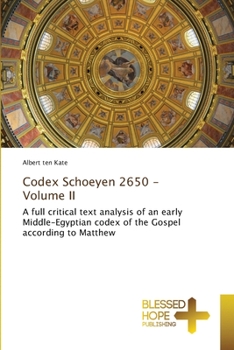 Paperback Codex Schoeyen 2650 - Volume II Book