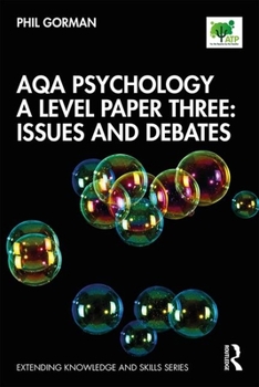 Paperback AQA Psychology A Level Paper Three: Issues and Debates Book