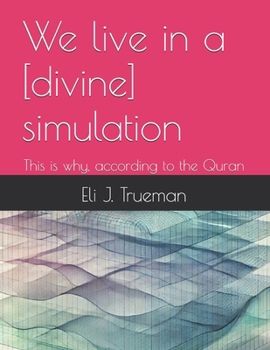 Paperback We live in a [divine] simulation: This is why, according to the Quran Book