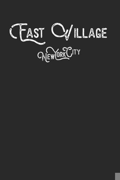 Paperback East Village NYC New York City Vintage Look 120 Pages Lined Book