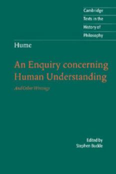 Paperback An Enquiry Concerning Human Understanding: And Other Writings Book