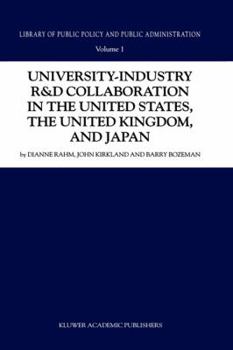 Hardcover University-Industry R&d Collaboration in the United States, the United Kingdom, and Japan Book