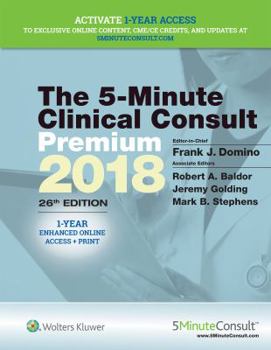Hardcover The 5-Minute Clinical Consult Premium 2018 Book