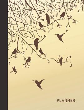 Planner: Bird 2 Year Monthly Planner with Note Pages (24 Months) | Jan 2020 - Dec 2021 | Month Planning | Appointment Calendar Schedule | Plan Each Day, Set Goals & Get Stuff Done