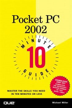 Paperback Pocket PC 2002 10 Minute Guide Book