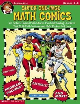 Paperback Funnybone Books: Super One-Page Math Comics Book