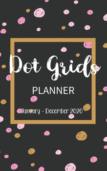 Dot Grid Planner January - December 2020: 2020 Pocket Planner Monthly & Weekly | Year at a glance 3 year 2019-2021 | Monthly Calendar | Daily & Weekly ... Personal for Woman, Mom | Floral Cover